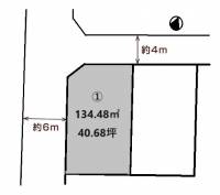 松山市北斎院町 松山市北斎院町  の区画図