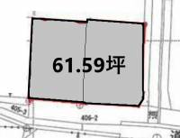 松山市三町1丁目 松山市三町  の区画図