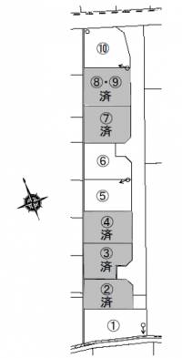 松山市北条辻 松山市北条辻  の区画図