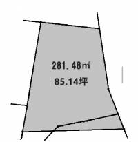 伊予郡砥部町北川毛 伊予郡砥部町北川毛  の区画図