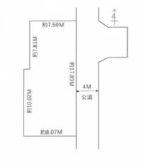 松山市山西町 松山市山西町  の区画図