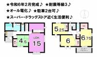 松山市山西町 松山市山西町 一戸建 E号地の間取り