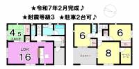 松山市三町２丁目 松山市三町 一戸建 1号棟の間取り