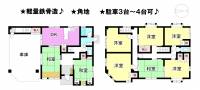 松山市朝日ケ丘２丁目 松山市朝日ヶ丘 一戸建 の間取り