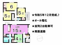 松山市鴨川３丁目 松山市鴨川 一戸建 の間取り