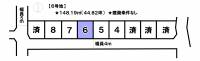 松山市空港通７丁目 松山市空港通り  6号地の区画図