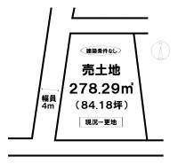 松山市西垣生町 松山市西垣生町  の区画図