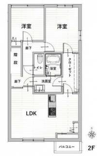 松山市南斎院町 （二棟一括売アパート）南斎院町 の間取り