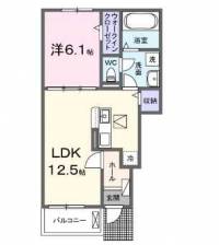 愛媛県四国中央市妻鳥町1085-3コアガーデンA 102の外観