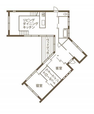 ファンホーム 株 の住宅実例 家族で風景を楽しみ 生活を楽しむ 屋島に向かって開いたv字型の家 香川の家