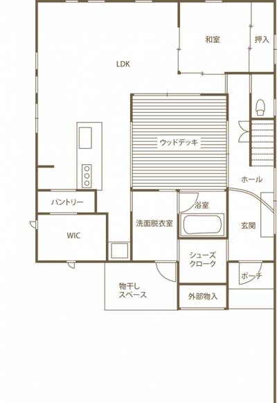 伊大建設 株 の住宅実例 露天風呂の爽快感を実現 憧れと利便性を両立した家 愛媛の家